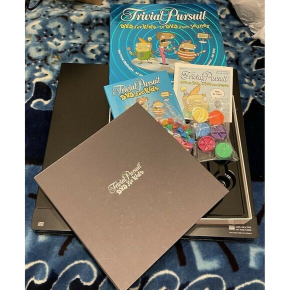 Trivial Pursuit DVD for Kids Board Game Ages 8-12 2006 NEW unused Open Box - Picture 4 of 4
